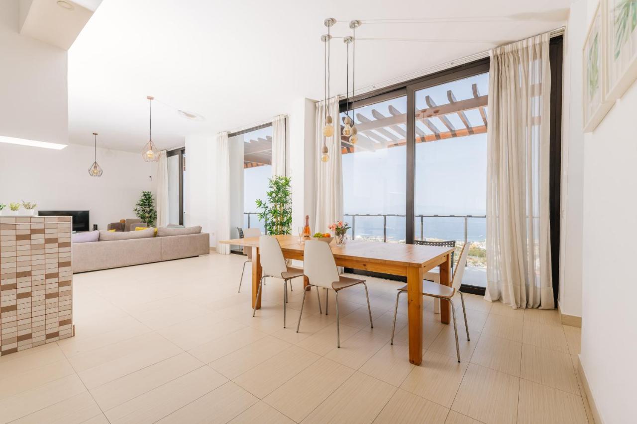 Sunset White Villa - Ocean View, Jakuzzi, Heated Pool, Air-Conditioning, Grill Playa de las Americas  Luaran gambar