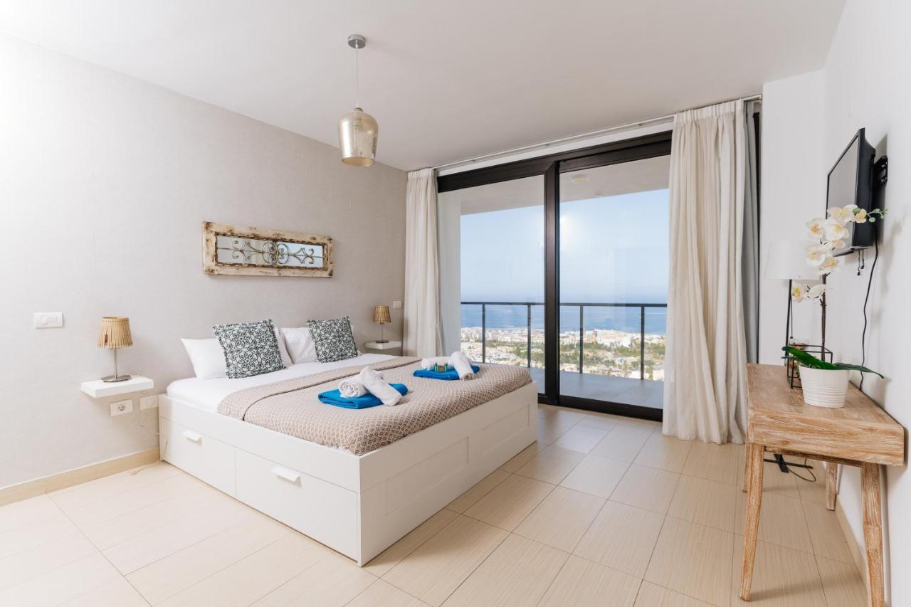 Sunset White Villa - Ocean View, Jakuzzi, Heated Pool, Air-Conditioning, Grill Playa de las Americas  Luaran gambar